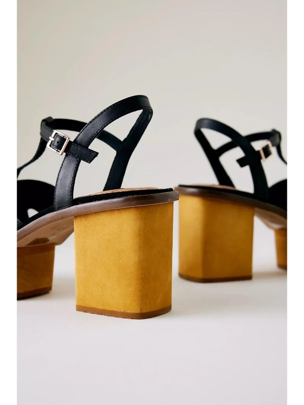 Kelsi Dagger Brooklyn Genie Leather Platform Sandals NIB